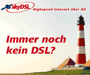 skyDSL – Highspeed Internet via Satellit